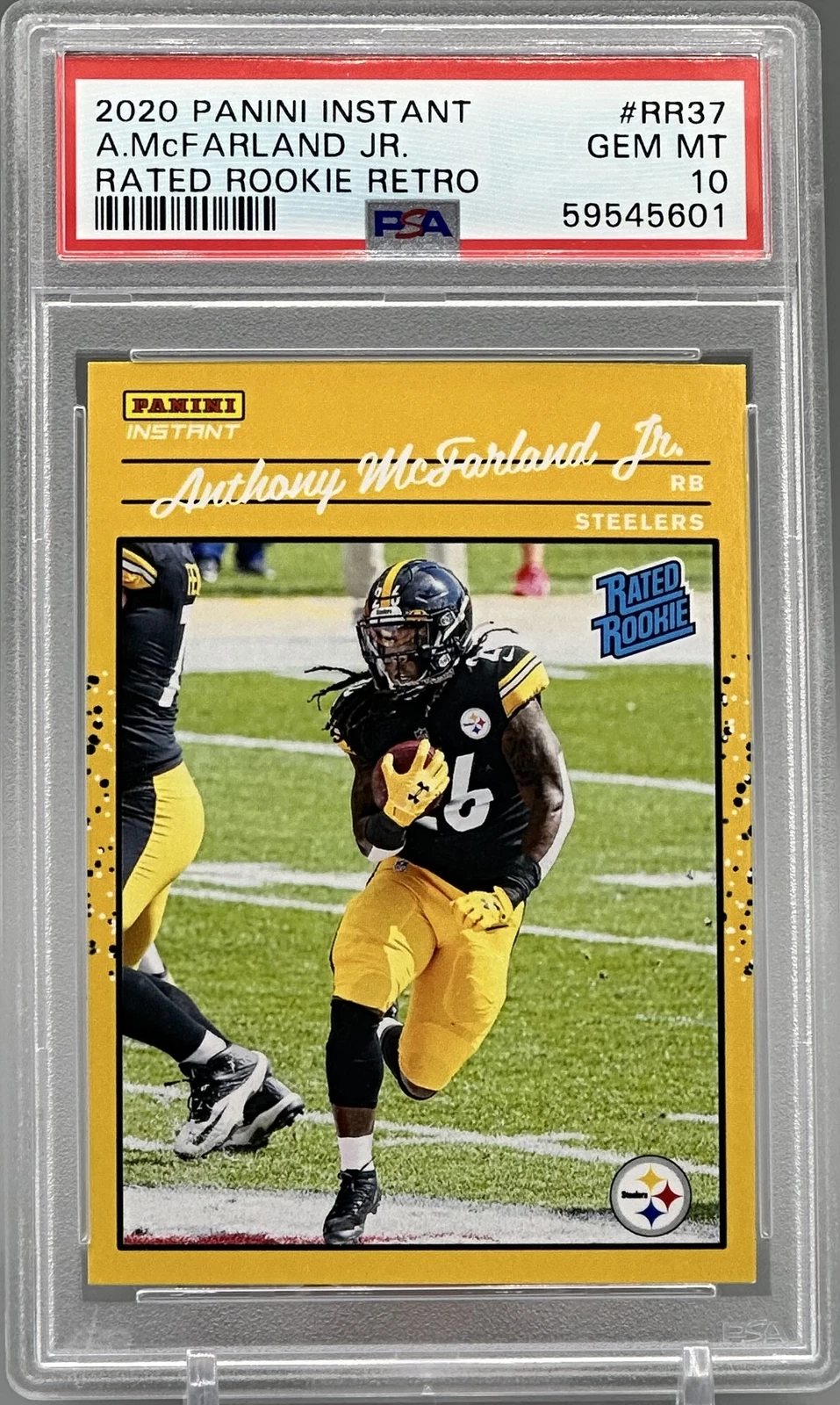Anthony McFarland Jr. Panini Instant Rated Rookie Retro #RR37 Base
