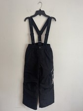NWOT Kids Zero Xposur Snow Bib Black Size 7/8