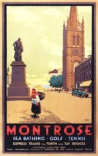 Vintage LNER Montrose North East Scotland Railway Poster A4/A3/A2/A1 Print