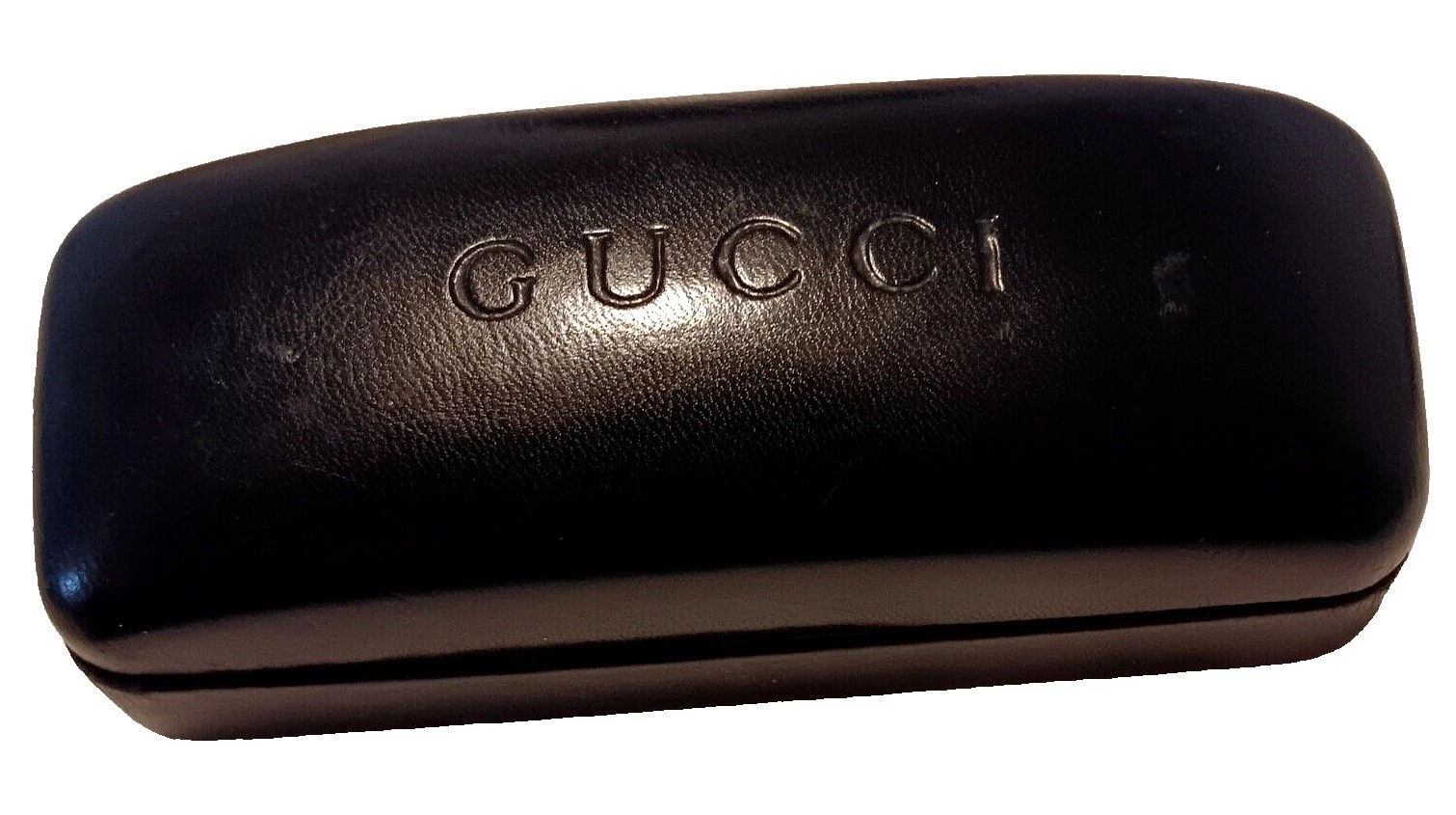 Estuches para Anteojos Gucci Cuero Negro y almacenamiento