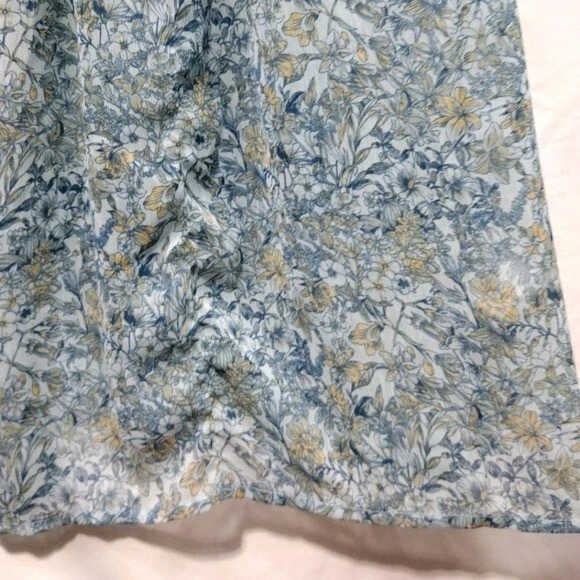 NUEVO Vestido Kimono Boho Floral Chelsea y Violeta Para Mujer S Verde Cottagecore Foto 4 de 4