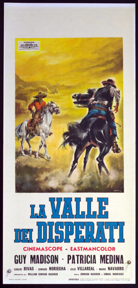 Locandina di La valle dei disperati (1956)