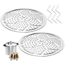 11-Inch Pressure Cooker Canner Rack (2-Pack) with Detachable Legs, Stainless 