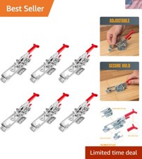 Self-Lock Toggle Clamp Set | 700 lbs Capacity, Antislip Grip Included