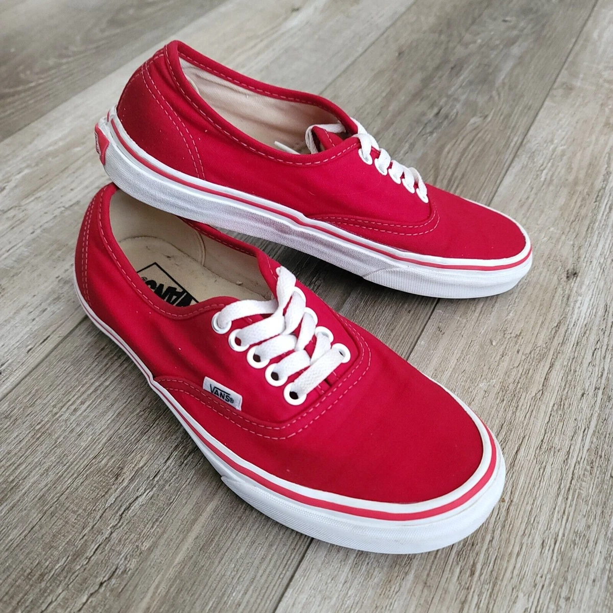 Vans Authentic Skate Shoe - Red