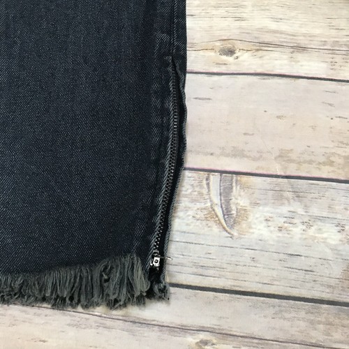 One Teaspoon High Waist Freebird Rigid Skinny Distressed Jeans Dark Wash Sz 28 - Picture 10 of 10