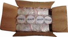 Dealer Buttons Case of 288 for Poker Texas Hold'em Casino tournament Games NEW *