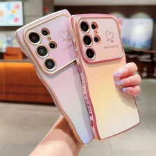 Shockproof Plating TPU Case Cover for Samsung Galaxy S25 Ultra S24 FE S23 S22 