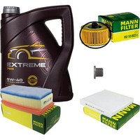 Mann Inspektionspaket 5 L Mannol Extreme 5W-40 FüR Dacia Sandero II Logan MCV
