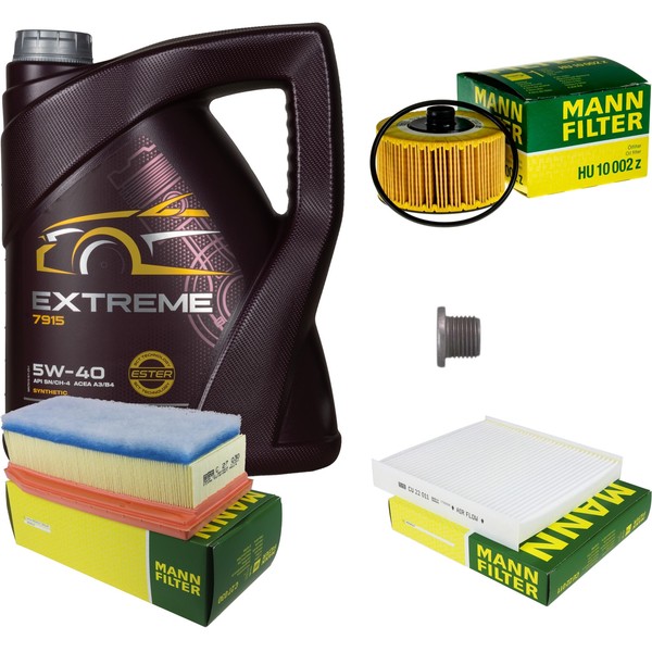 Mann Inspektionspaket 5 L Mannol Extreme 5W-40 FüR Dacia Sandero II Logan MCV-image