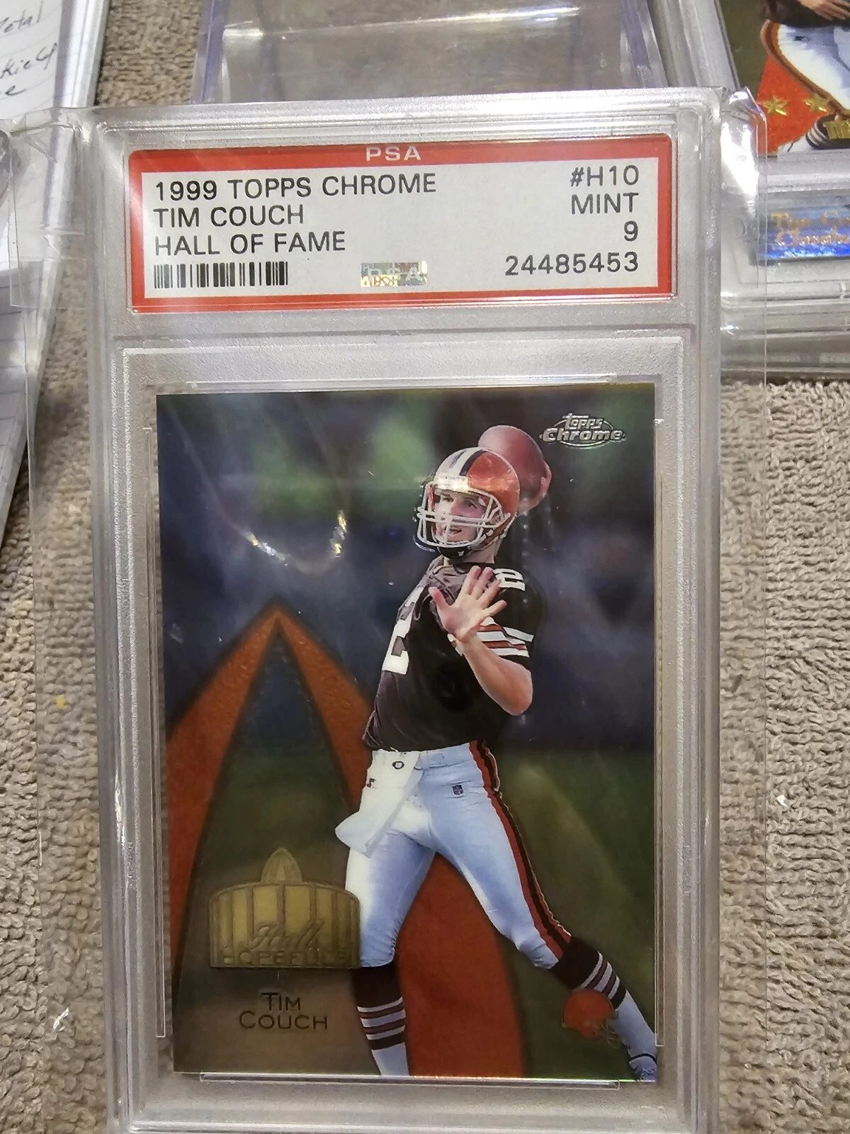 Tim Couch Topps Chrome Hall of Fame #H10 Hall of Fame