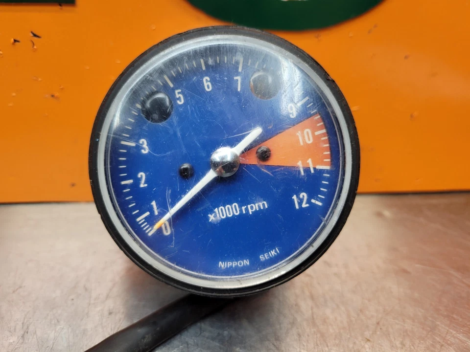 74 Honda XL250 XL 250 1974 OEM velocímetro velocímetro medidor calibre 37240-329-771 Foto 4 de 4