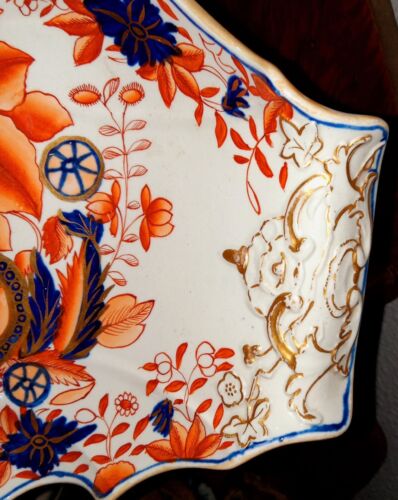 Extremely Rare 1813 Masons Ironstone Dessert Centerpiece Elephant Foot Imari - Picture 11 of 19