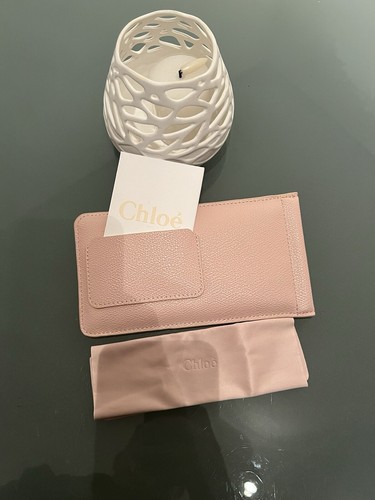 Elegantes, neues Chloé Brillenetui mit Kreditkartenfach & Microfasertuch NP 139€ - Bild 3 von 5