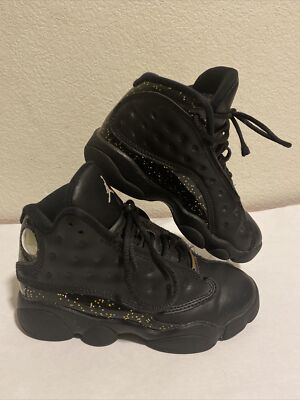 black and gold jordans retro 13