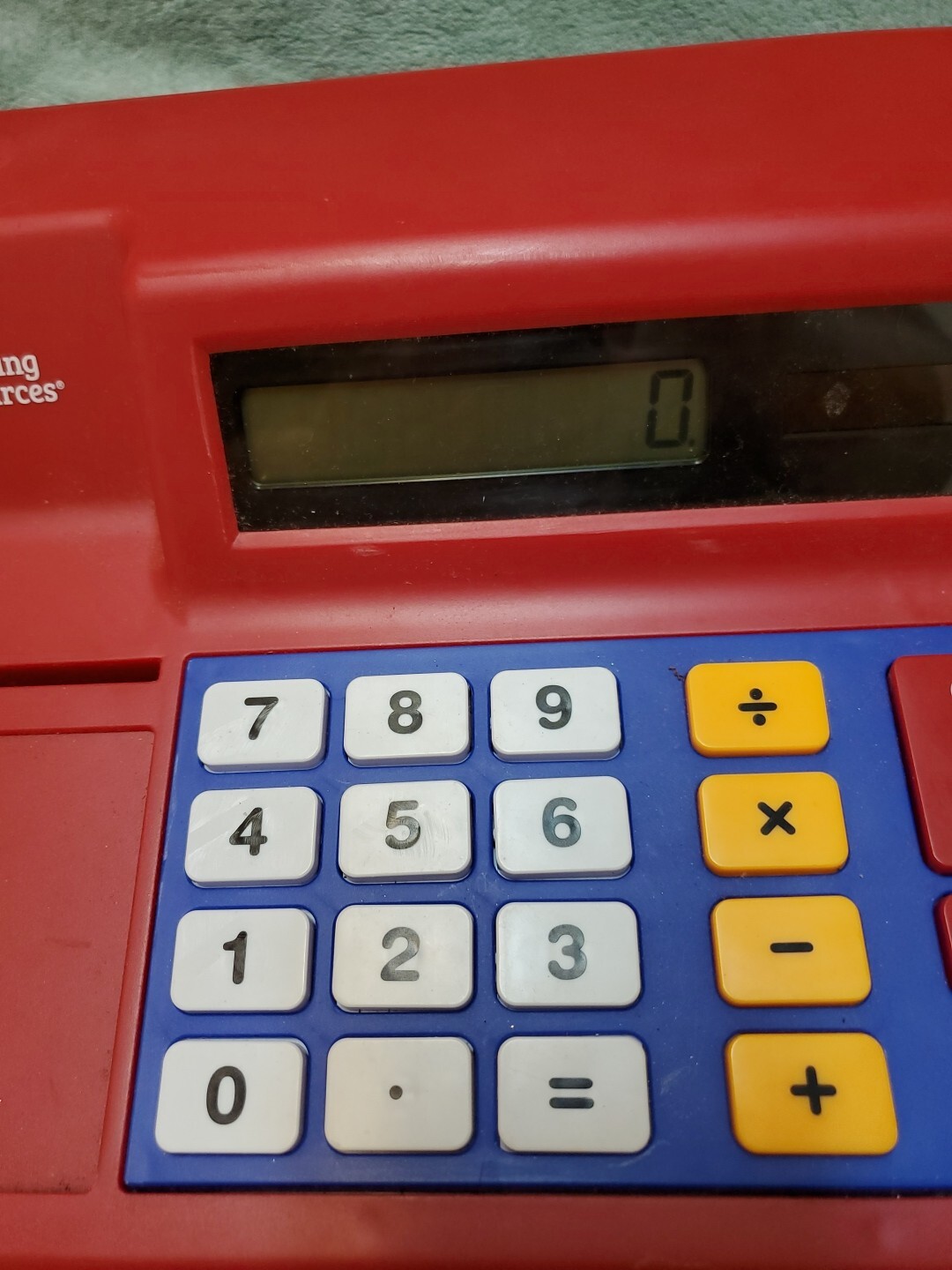 как выглядит Learning Resources Pretend Play Calculator Cash Register Life-sized Pretend фото