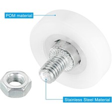 Rüsten Sie Ihre Schranktüren auf 8 Stück Ersatzrollen für Schrankschiebetür