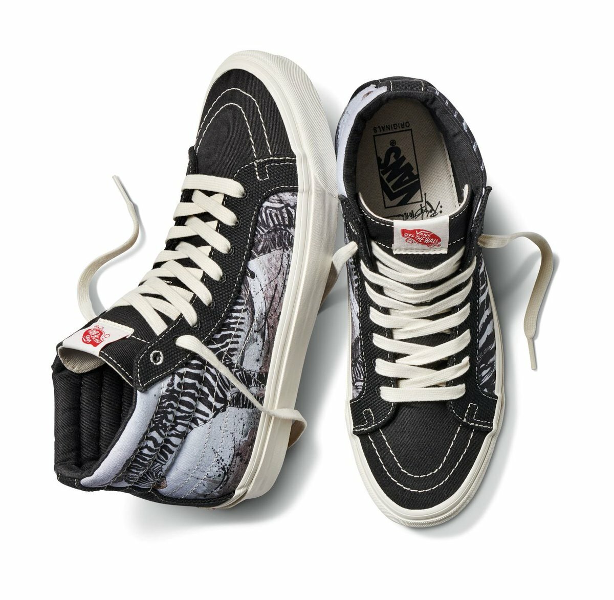 Vault Vans x Ralph Steadman OG SK8-Hi Lx Zebra Size