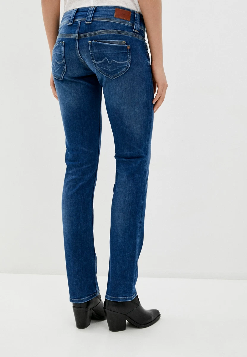 Pepe Jeans VENUS Blue Darkwash regular Fit Jeans size 25 brand new