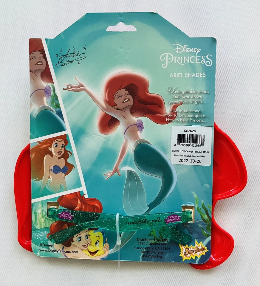 Ariel Sunstaches Disney Princesa Disfraz Elegante Halloween Accesorio Foto 2 de 2