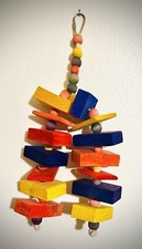 Wooden Bird Forging Toy All Organic - Gel Food Color, birch and Pine Wood