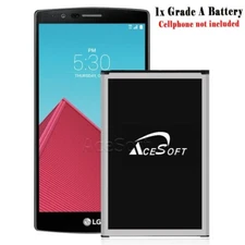 Large Capacity AceSoft 6620mAh Extended Slim Li_ion Battery for LG G4 US991 USA