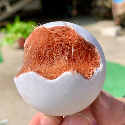 138G Rare iron ore Phosphorus Magnesium Mine Open Smile crystal ball Healing