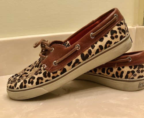 Sperry Top-Sider 9445537 sz 7.5 Leopard 