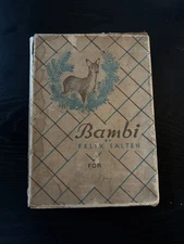 Bambi by Felix Salten Simon & Schuster 1929 First Edition with Original Slipcase