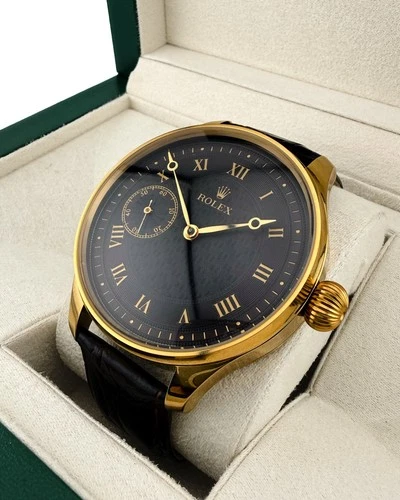 BEAUTIFUL VINTAGE ROLEX LEVER MOVEMENT IN A NEW QUALITY CASE, FULLY SERVICED.