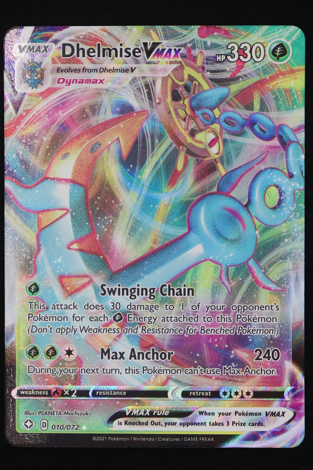 Dhelmise VMAX - 10 - Shining Fates - Pokemon Card - Near Mint