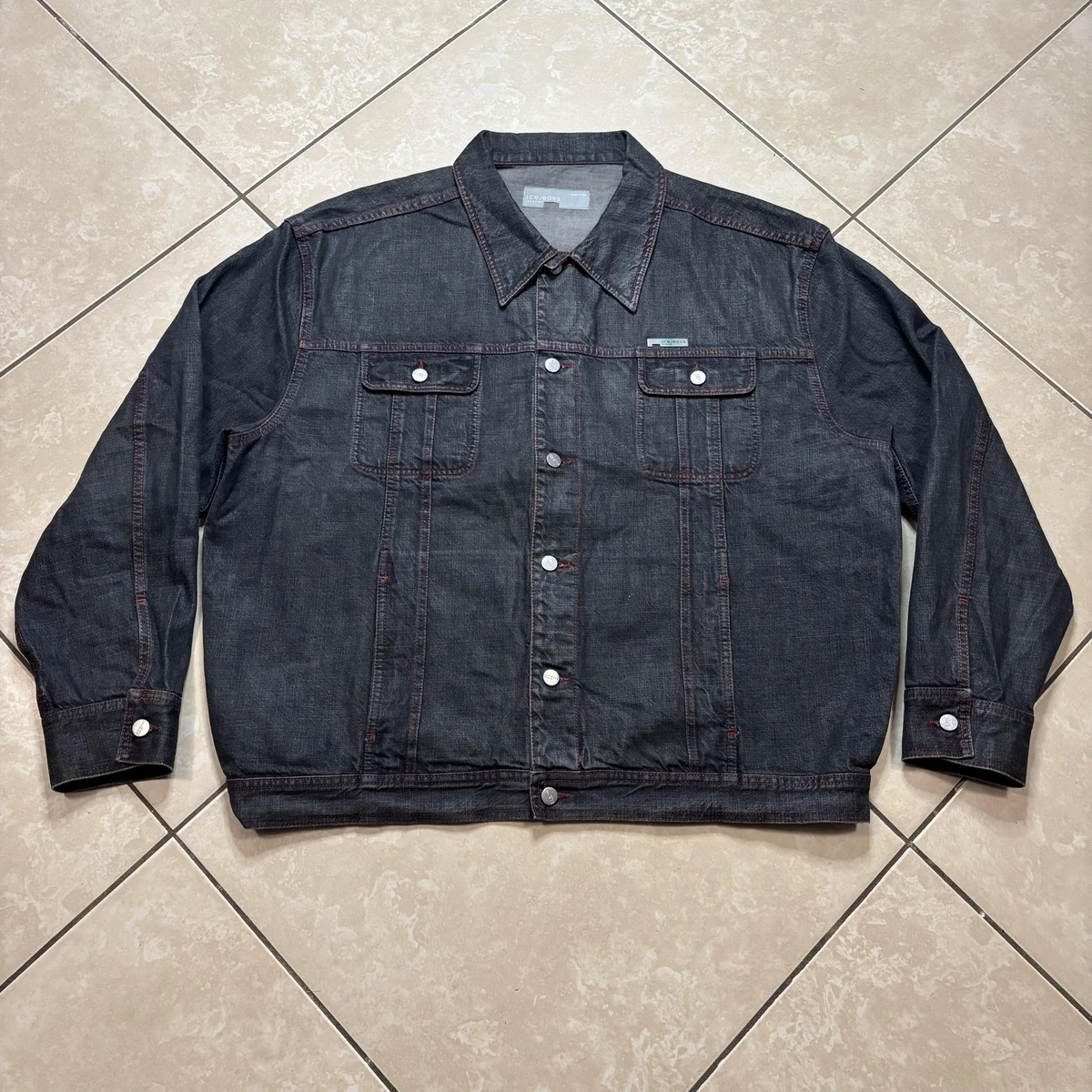 Blazer Vintage Iceberg Années 90 - Soie Marine, Taille UE 50 Italie, Occasion Très Bon état