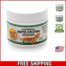 Fluker's 2 oz Calcium Reptile Supplement with Vitamin D3 - Unflavored Powder
