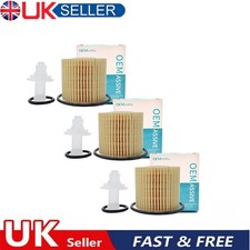 3x For Toyota Auris Prius Verso Lexus CT200h NX200 Engine Oil Filter 04152-37010