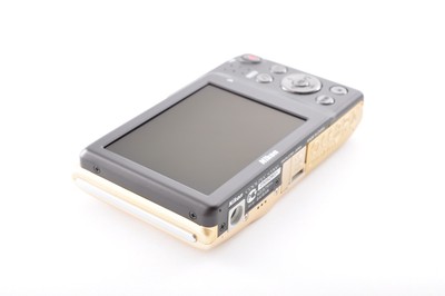 Nikon Coolpix S3300 Gold w/Box Near Mint Compact Digital Camera