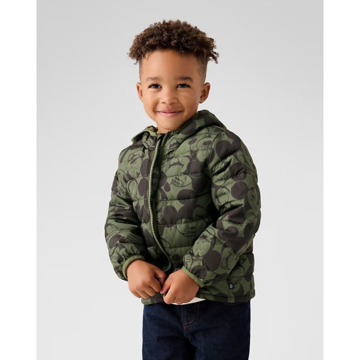 NEW babyGap x Disney Mickey Mouse Cold Control Puffer Jacket Toddler Size 4 image 4