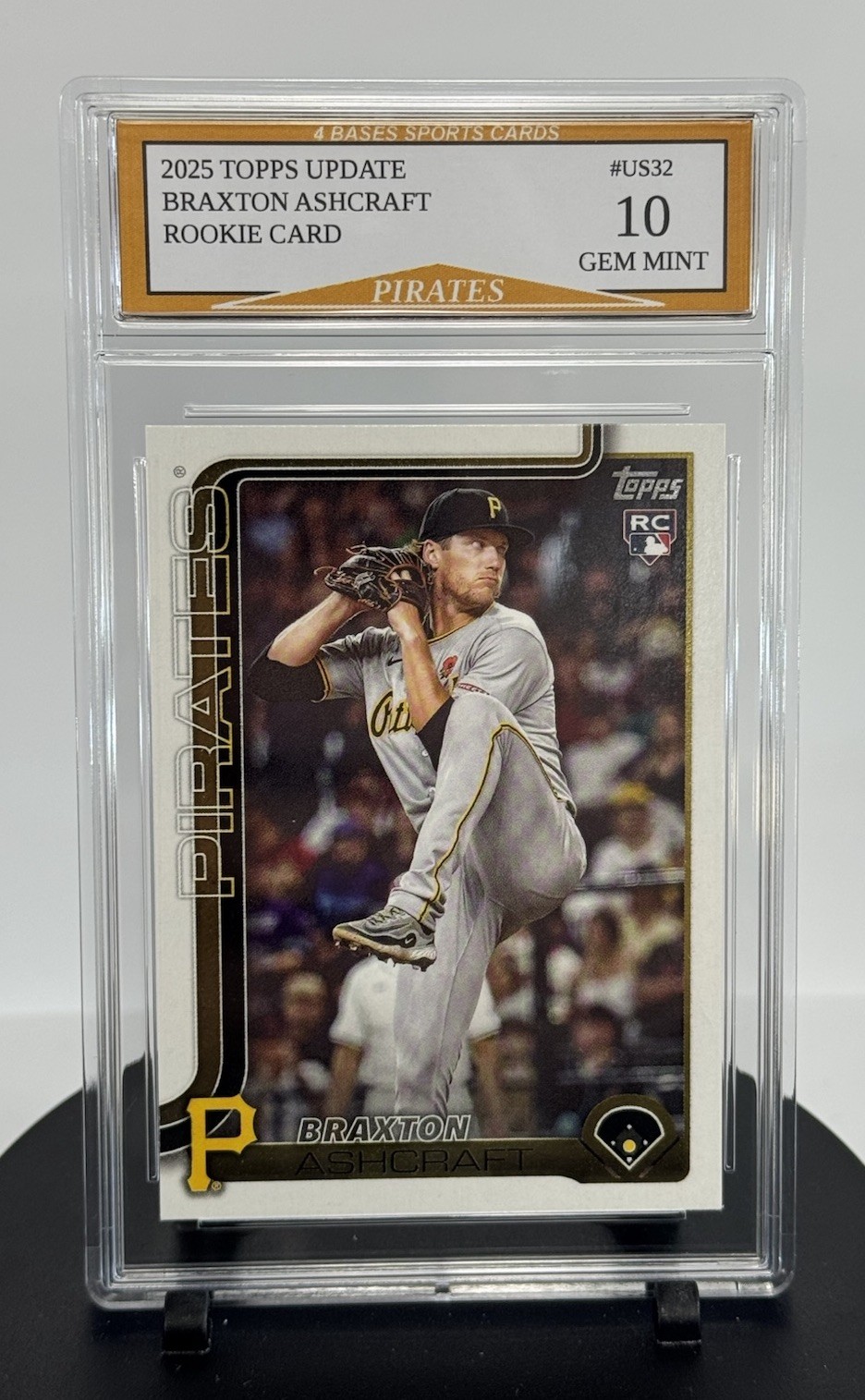 2025 Topps Update Braxton Ashcraft Pirates Rookie Card #US32 