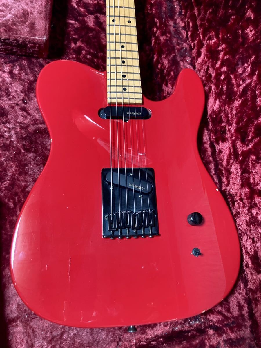 TARGET by Fernandes TET-40 テレキャスター Target By Fernandes TET-40 Red Telecaster Model Made In Japan