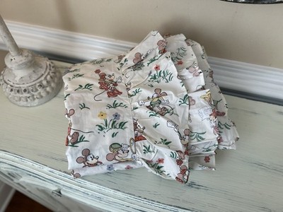 Pottery Barn Kids Disney Sanderson Mickey Minnie Mouse Garden Ruffle TWIN Duvet 