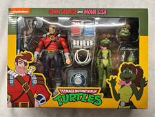 NECA TMNT Dirk Savage & Mona Lisa Action Figure Set SEALED