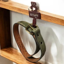 Nocona Boot Company Bootmakers Collection New Men's 28 Gray Green Leather Belt