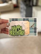 Handmade Greeting Card Keep Golf Theme Happy Birthday Cards For Men