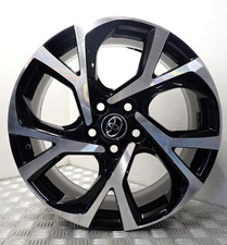 TOYOTA C-HR MK1 18" BLACK DIAMOND CUT ALLOY WHEEL 42611-F4040 (T-609)