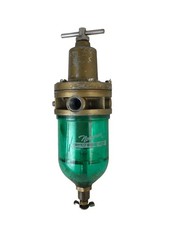 Norgren Automatic Micro-Fog Inline Lubricator Safety Green Bowl Used Salvage