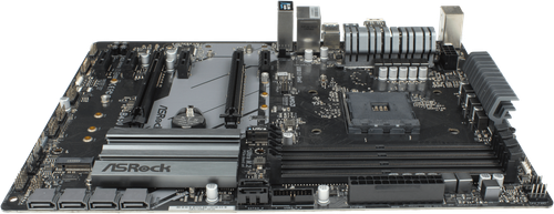 ASRock B450 Pro4 Rev.1 ATX Mainboard - Sockel AM4 4x DDR4 PCIe3x16 + I/O Shield - Bild 2 von 6