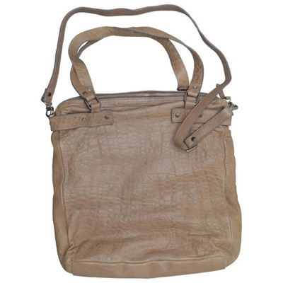 Carol J, Umhängetasche, Damen, Leder, Beige, Sonstiges, 35, 8, 34 cm #yiY