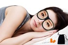 Schlafmaske mit Augen – lustige Schlafbrille für Frauen & Männer Verdunklungs...