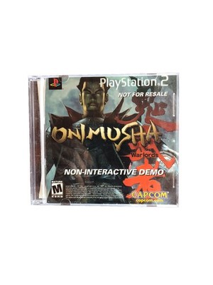 ONIMUSHA WARLORDS Non-Interactive Demo -Rare Promo PlayStation 2 Tested