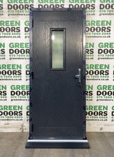 OUTWARDS OPENING COMPOSITE DOOR ANTHRACITE GREY RAL 7016 EXTERNAL EXTERIOR NEW