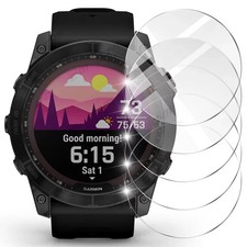 For Garmin Fenix 8 7 7S Pro 7X 6 6X 6S 5 3PCS Screen Protector 9H Tempered Glass